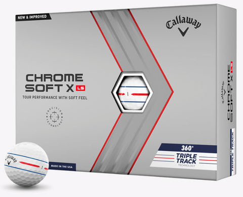 Callaway 2022 Chrome Soft X LS 360 Triple Track Golf Balls 