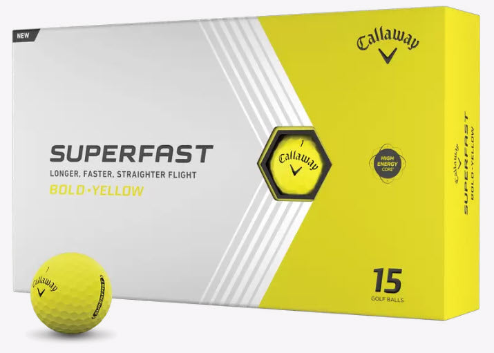 Callaway Superfast Golf Balls 15 PK - Variety of Colors