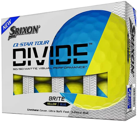 Srixon Q-Star Tour Divide Golf Balls-Dozen