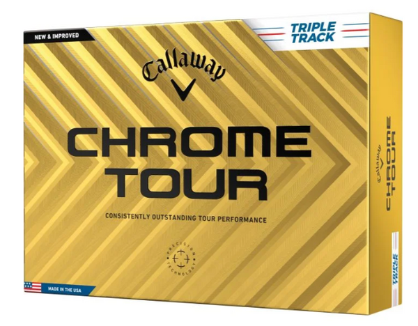 Callaway '24 Chrome Tour Triple Track Golf Balls - Dozen