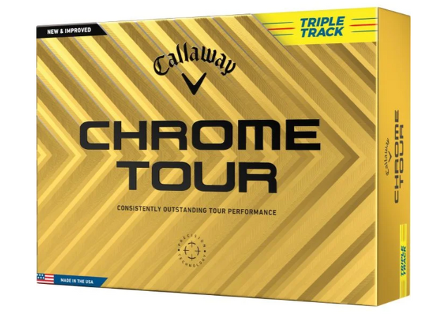 Callaway '24 Chrome Tour Triple Track Golf Balls - Dozen