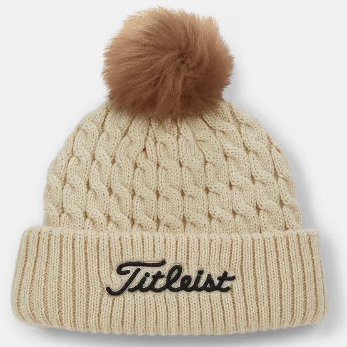 Titleist Hat Cable Knit Pom Pom '24