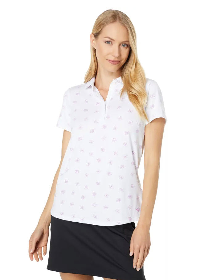 PUMA Golf Women's Cloudspun Garden Polo