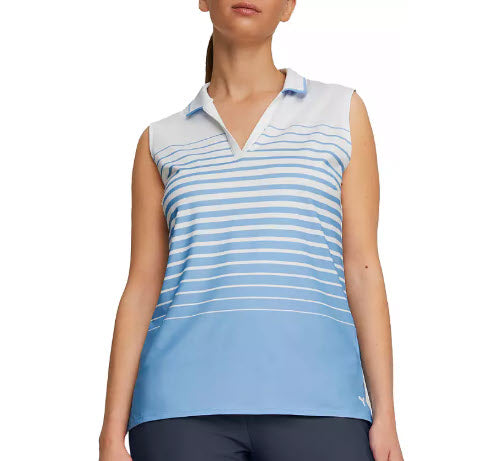 Puma Polo Women's Mattr Sleeveless Stripe