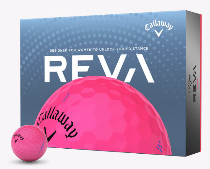 Callaway REVA Golf Balls (One Dozen) - White or Pink