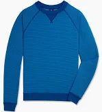 FootJoy Crewneck French Terry Feeder Stripe - Large