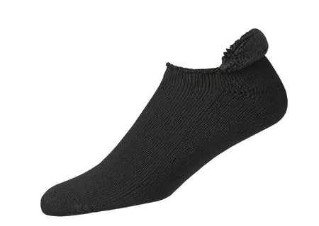 FootJoy ComfortSof Men's Roll-Top Socks - Black (7-12) - Golf Country Online