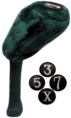 JP Lann Fur Head Cover (Long Neck, Green) - Golf Country Online