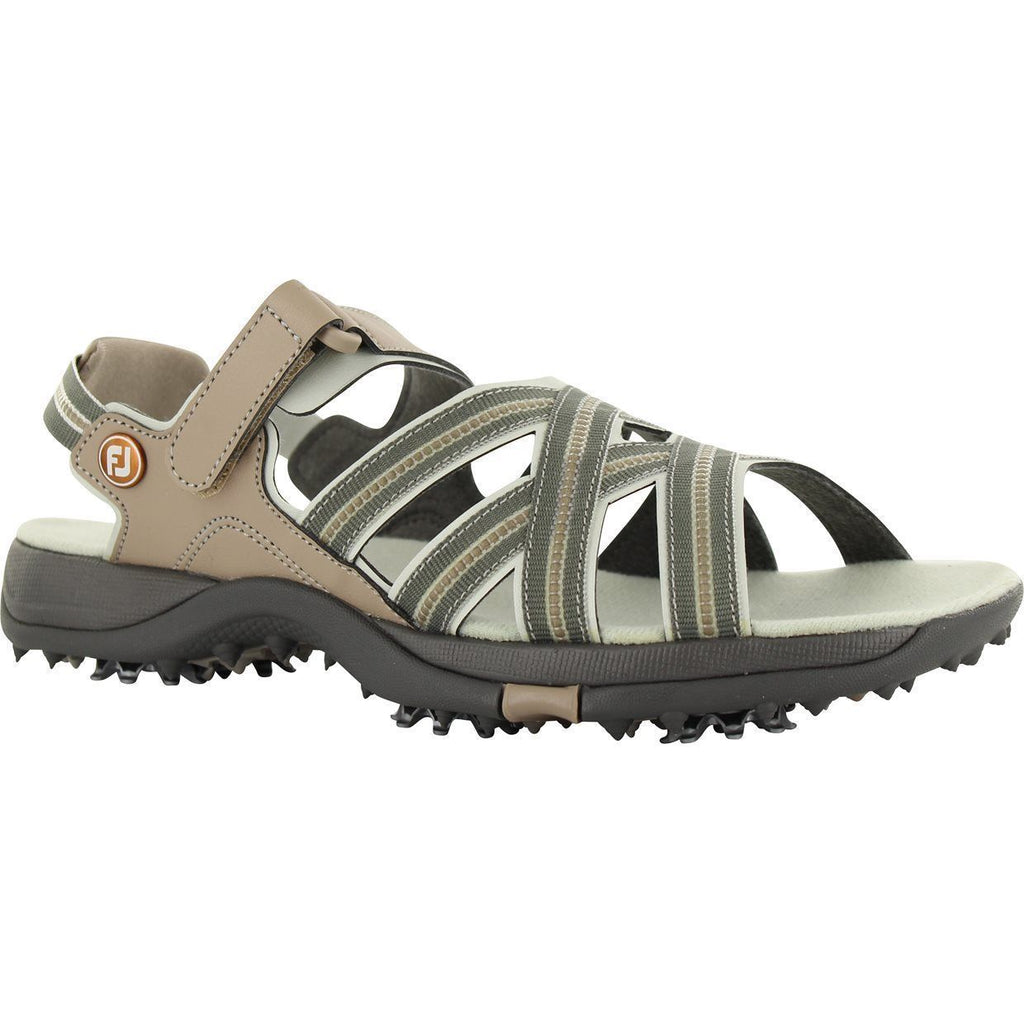 FOOTJOY WOMENS GOLF SANDALS TAN - 48446 - Golf Country Online