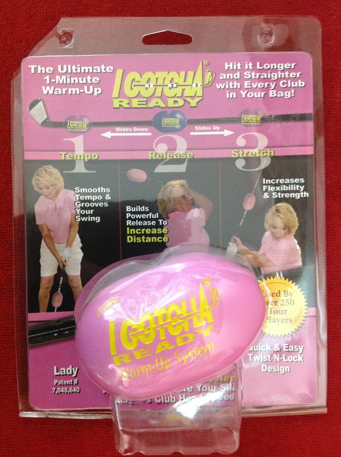 I Gotcha Ready Golf Warm-Up Weight System "Lady" (8 oz)(Pink) - Golf Country Online