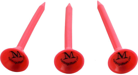 Martini Golf 3-1/4" Durable Plastic Tees 5-Pack(PINK) - Golf Country Online