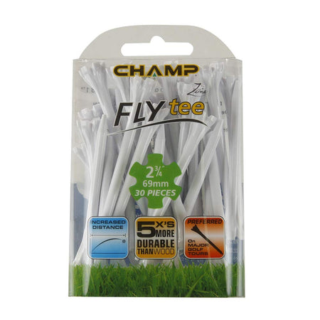 Champ Zarma FLYtee - 2 3/4" - WHITE - Golf Country Online