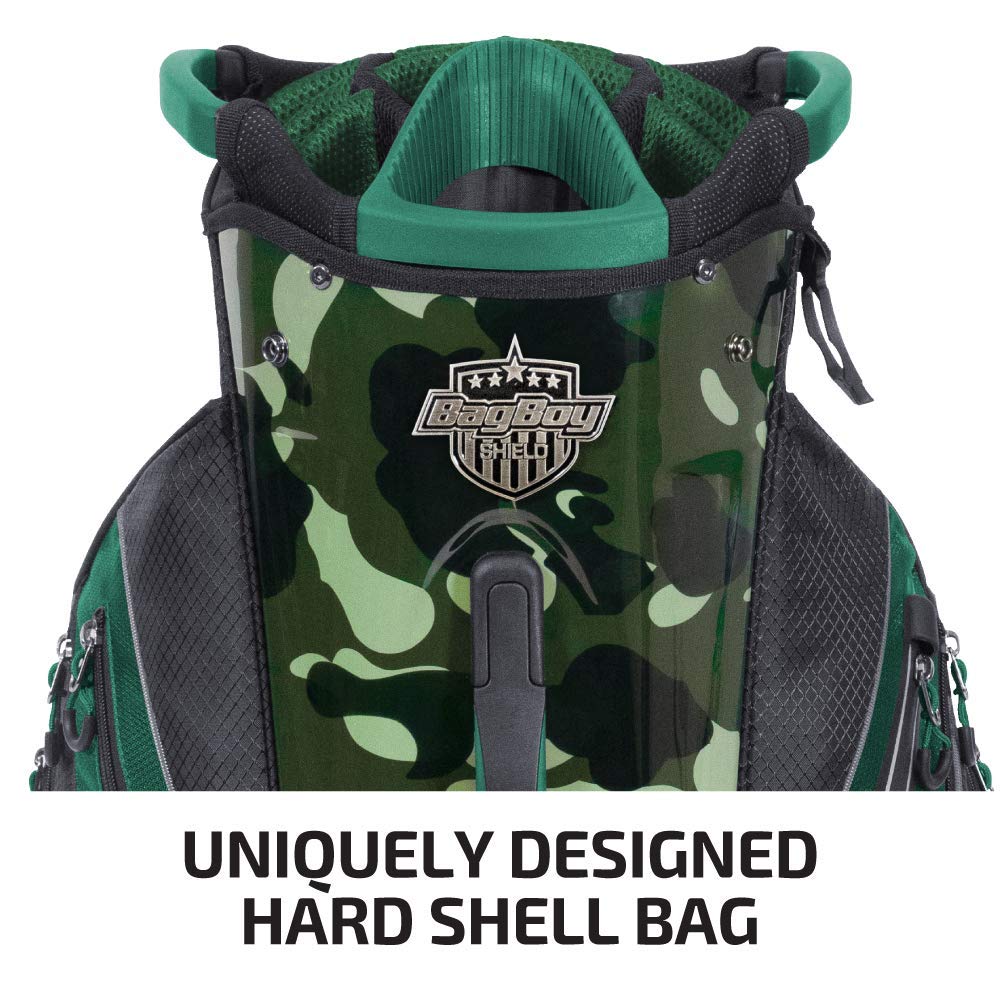 Bag Boy Shield Golf Cart Bag, Camo/Black/Hunter - Golf Country Online