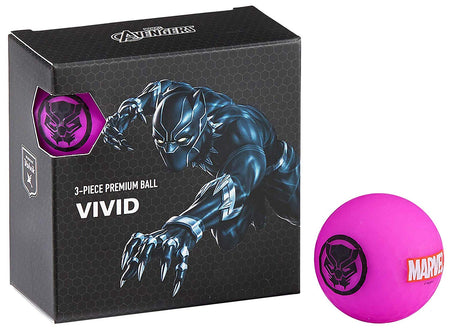 Volvik Vivid Marvel Black Panther Golf Balls 4 Pack - Golf Country Online