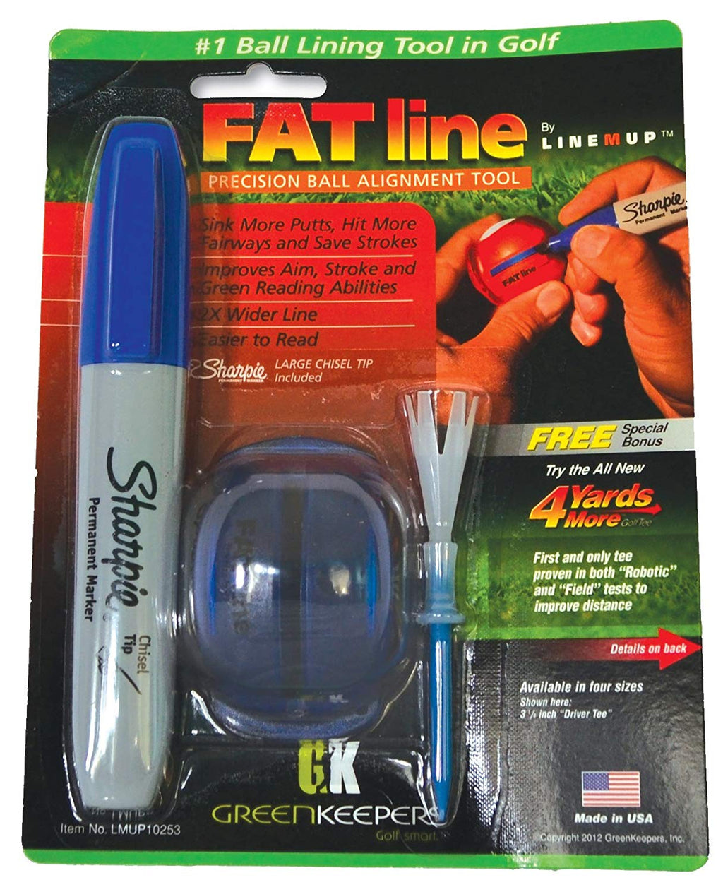 Green Keeper Line M Up Fat Line Ball Alignment Tool - Golf Country Online