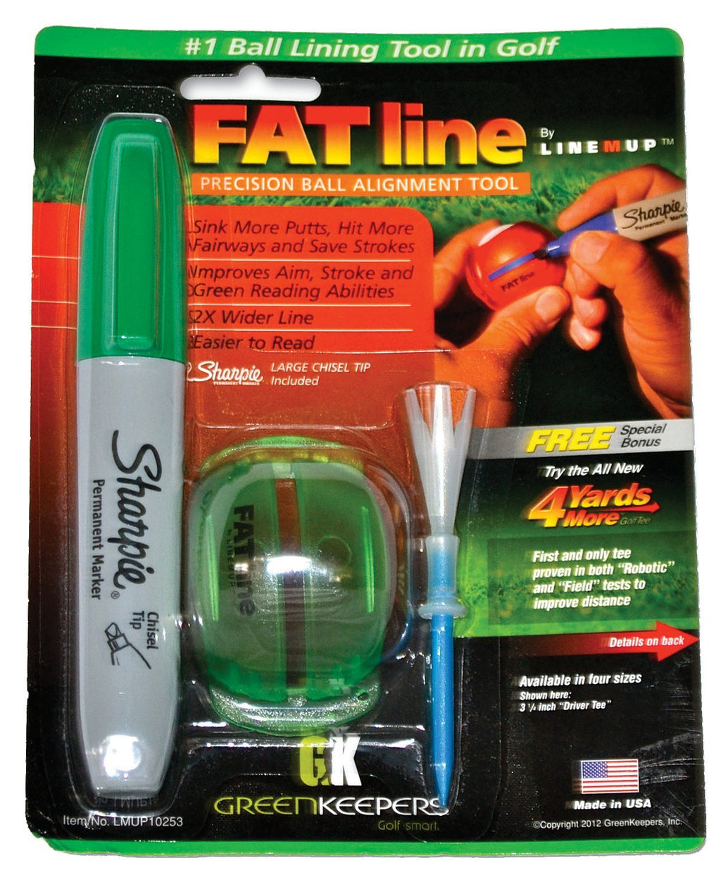 Green Keeper Line M Up Fat Line Ball Alignment Tool - Golf Country Online