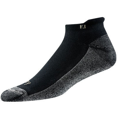 FootJoy Mens ProDry Roll Tab Socks - XL - Black - Golf Country Online