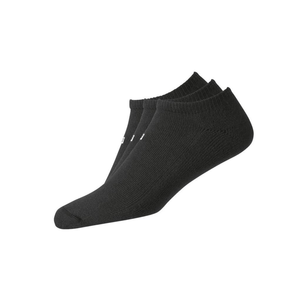 FootJoy Golf - ComfortSof Low Cut 3-Pack Socks - BLACK - Golf Country Online